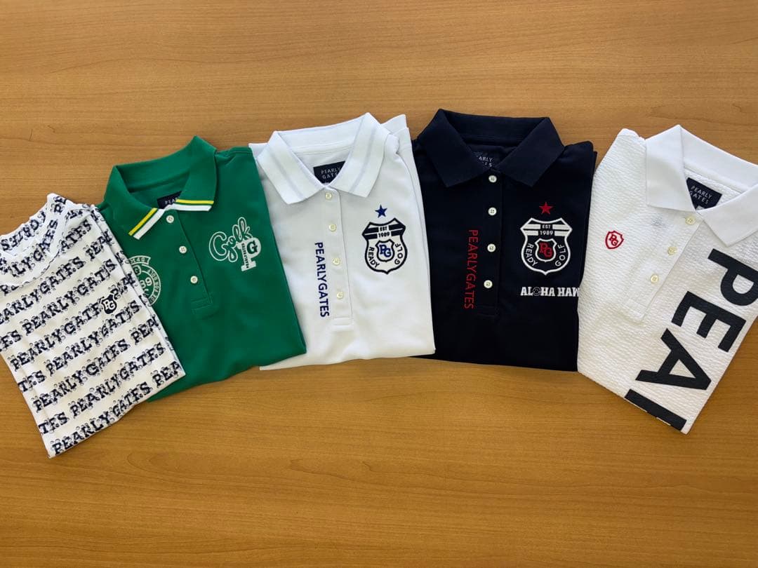 パーリーゲイツレディースポロシャツ5点セット