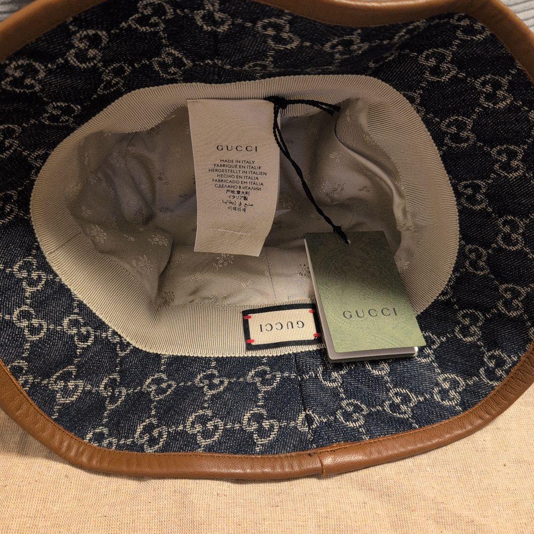 最終GUCCI /デニム /バケットハット/ Lサイズ/ユニセックス