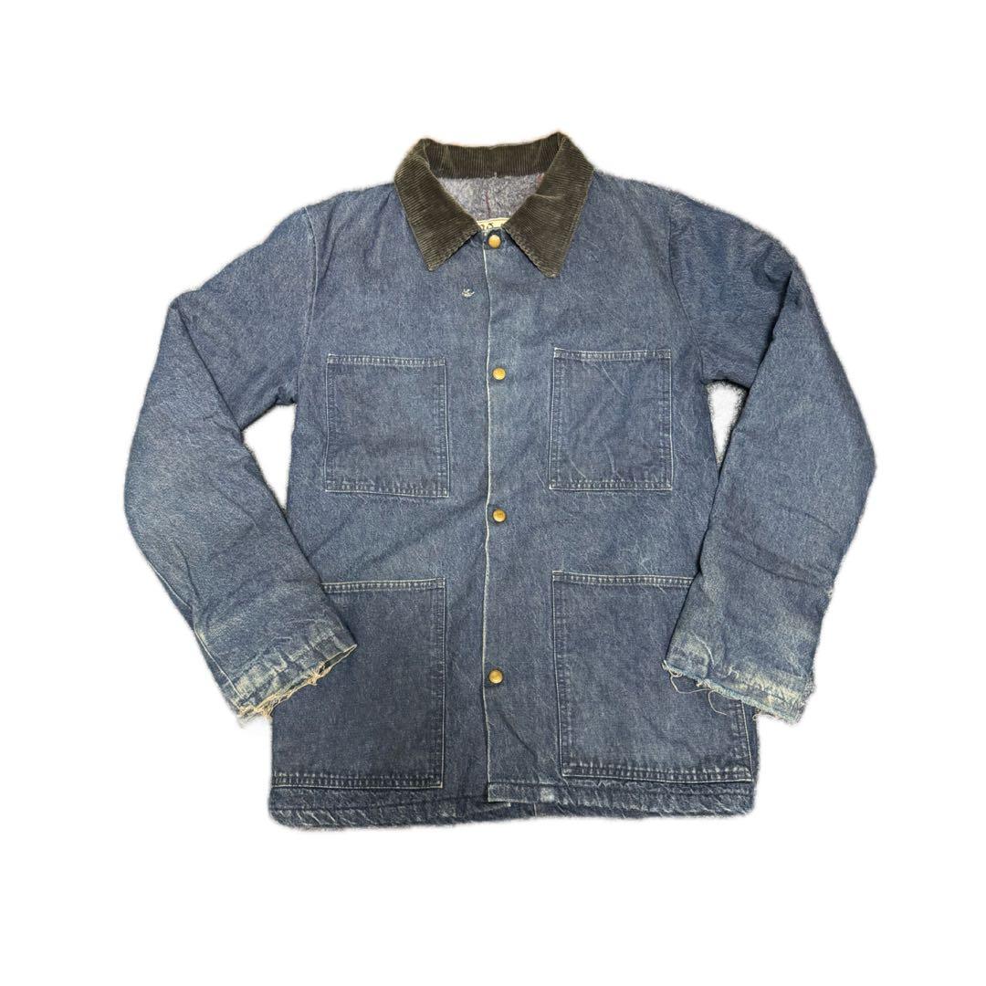 70's〜 Walls デニム カバーオール 裏地ブランケット USA製