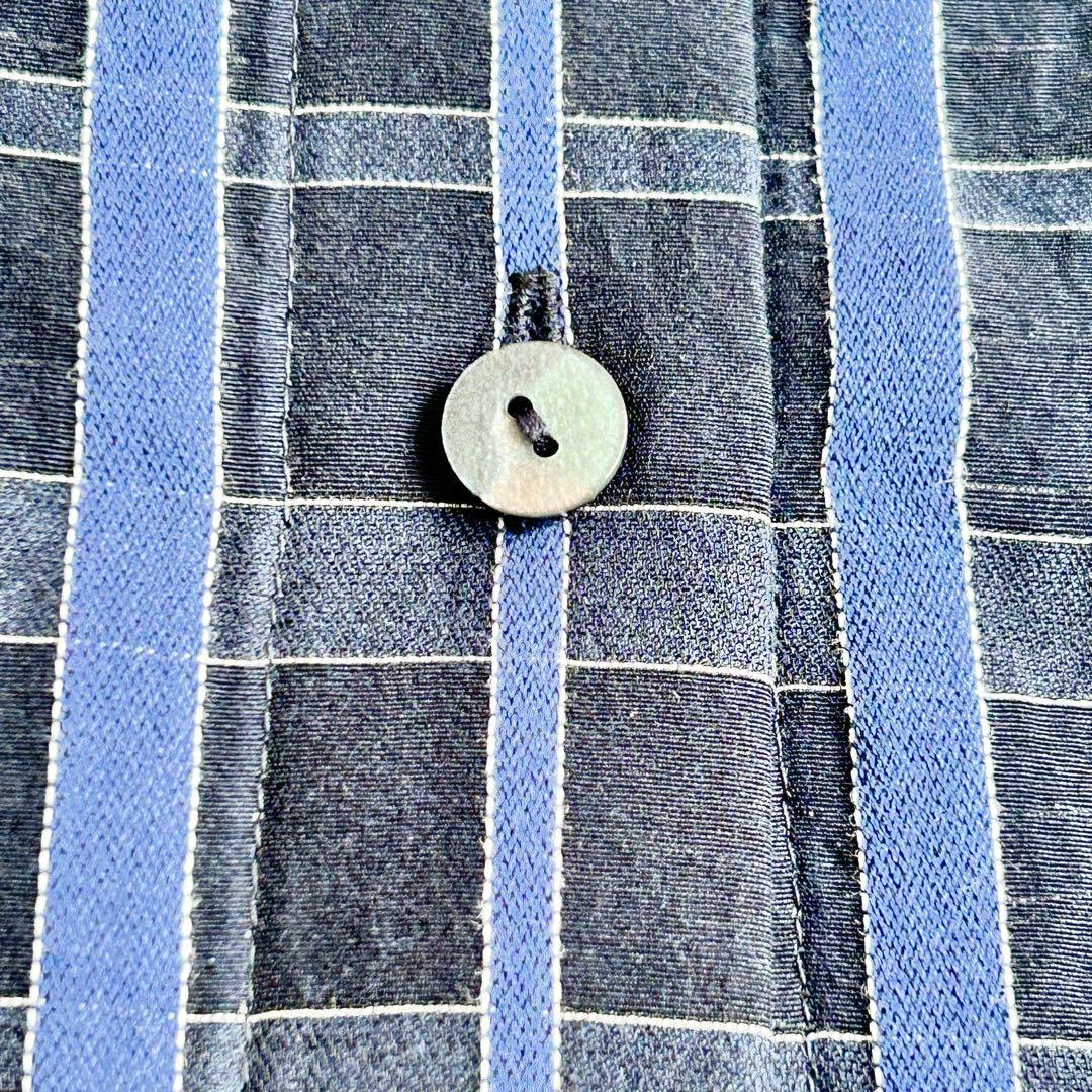 未使用級 24年♡レリアン プラスハウス チュニック チェック 13+ シルク混