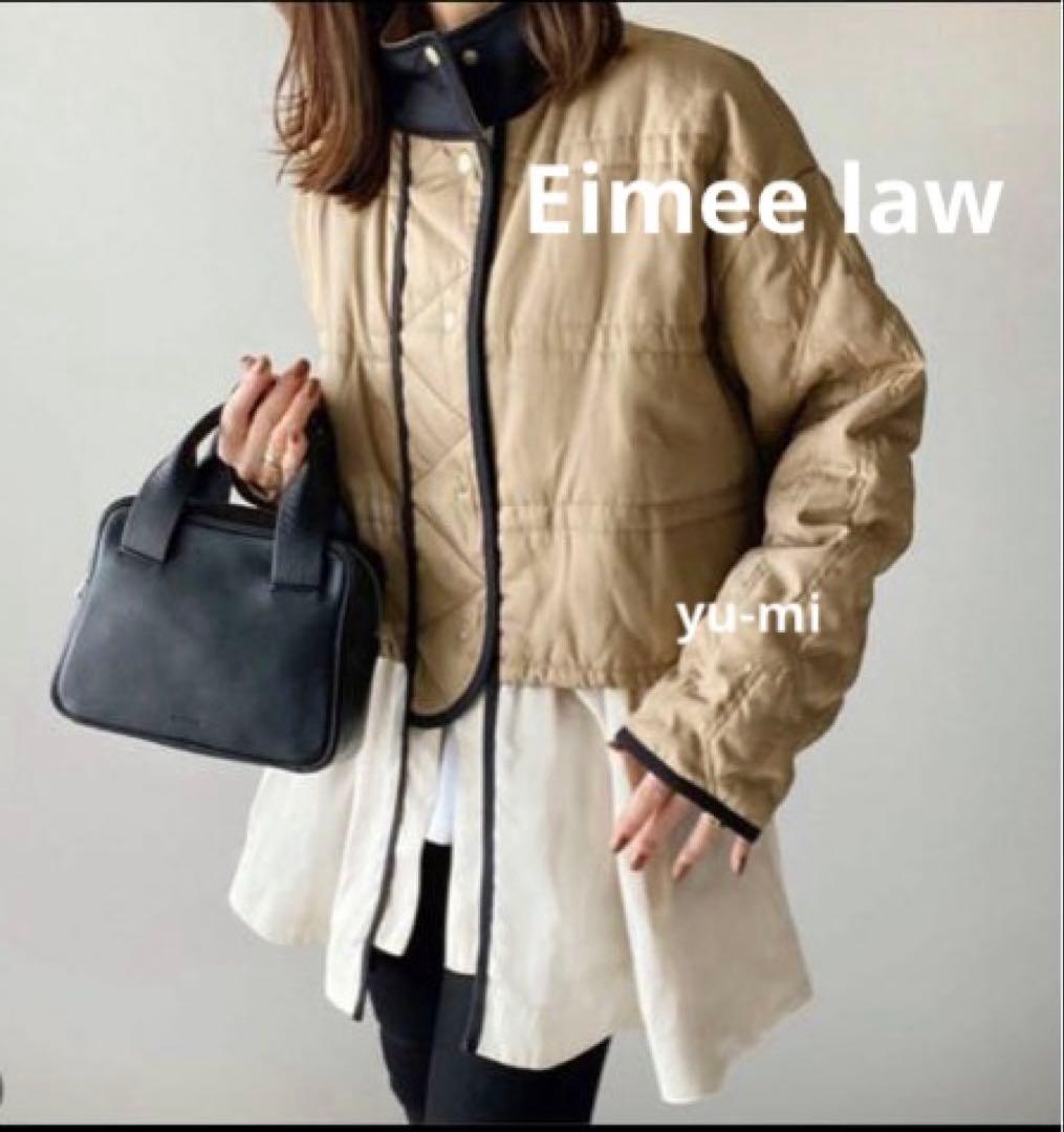 【美品】Eimee Law レイヤードキルトブルゾン　コート　定価24.200円
