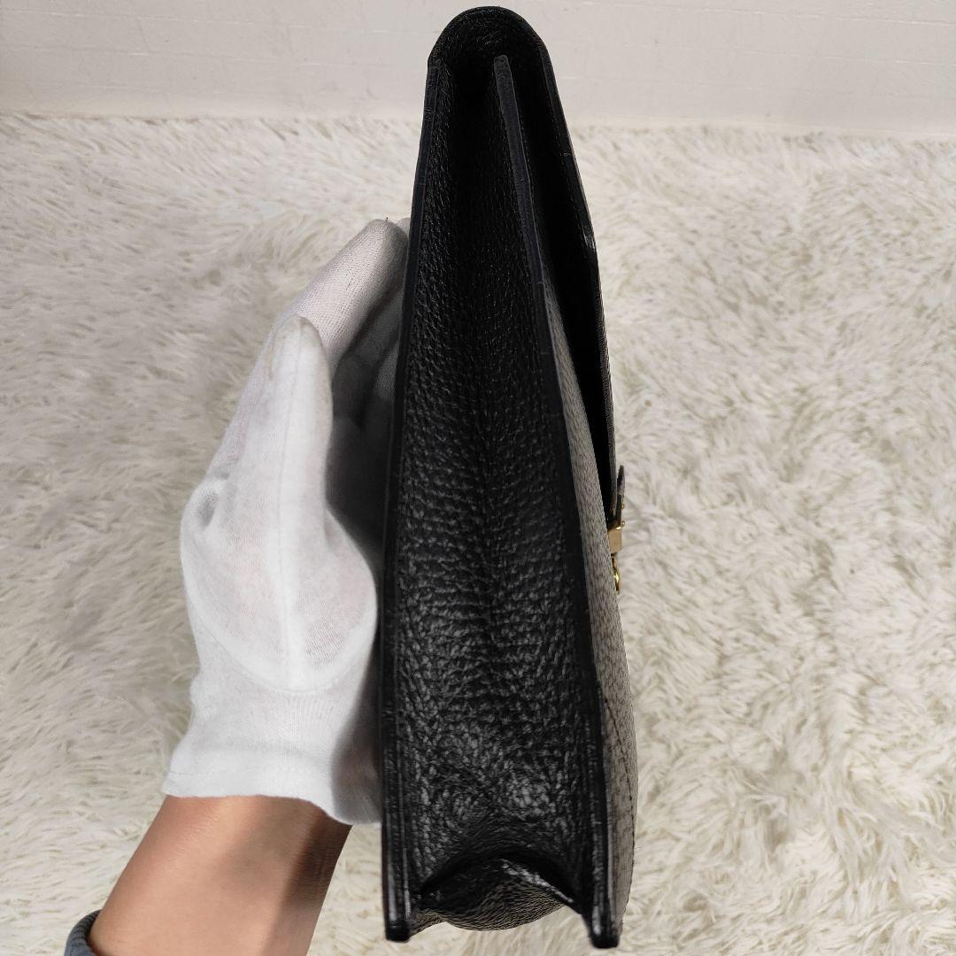 本日限定価格　ロエベ　ブリーフケース　アナグラム　シボ革　A4収納可能　鍵付き