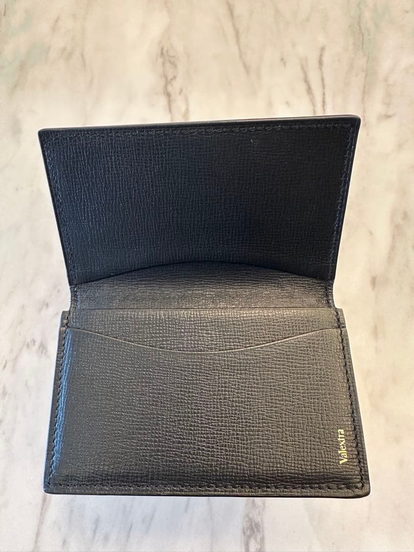 u*l様 ヴァレクストラ（Valextra）名刺入れ黒