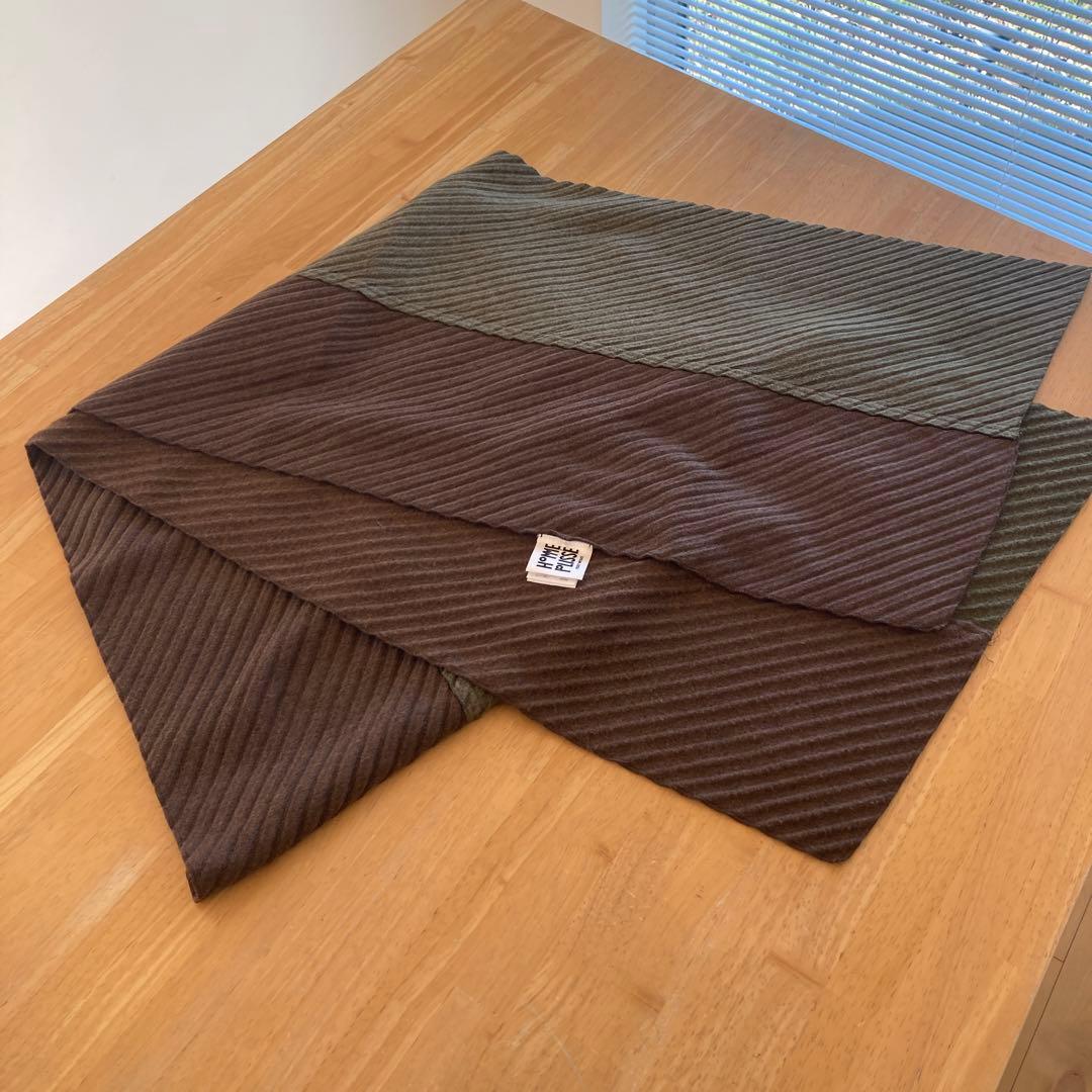 イッセイミヤケ　Homme Plisse 大判ストール