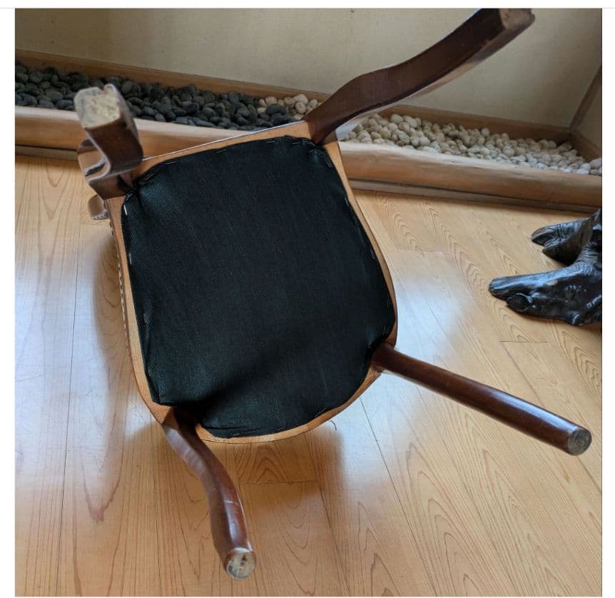 【専用】アンティーク　ロココ調　猫足　ゴブラン織り風　ドールチェア　ビスクドール