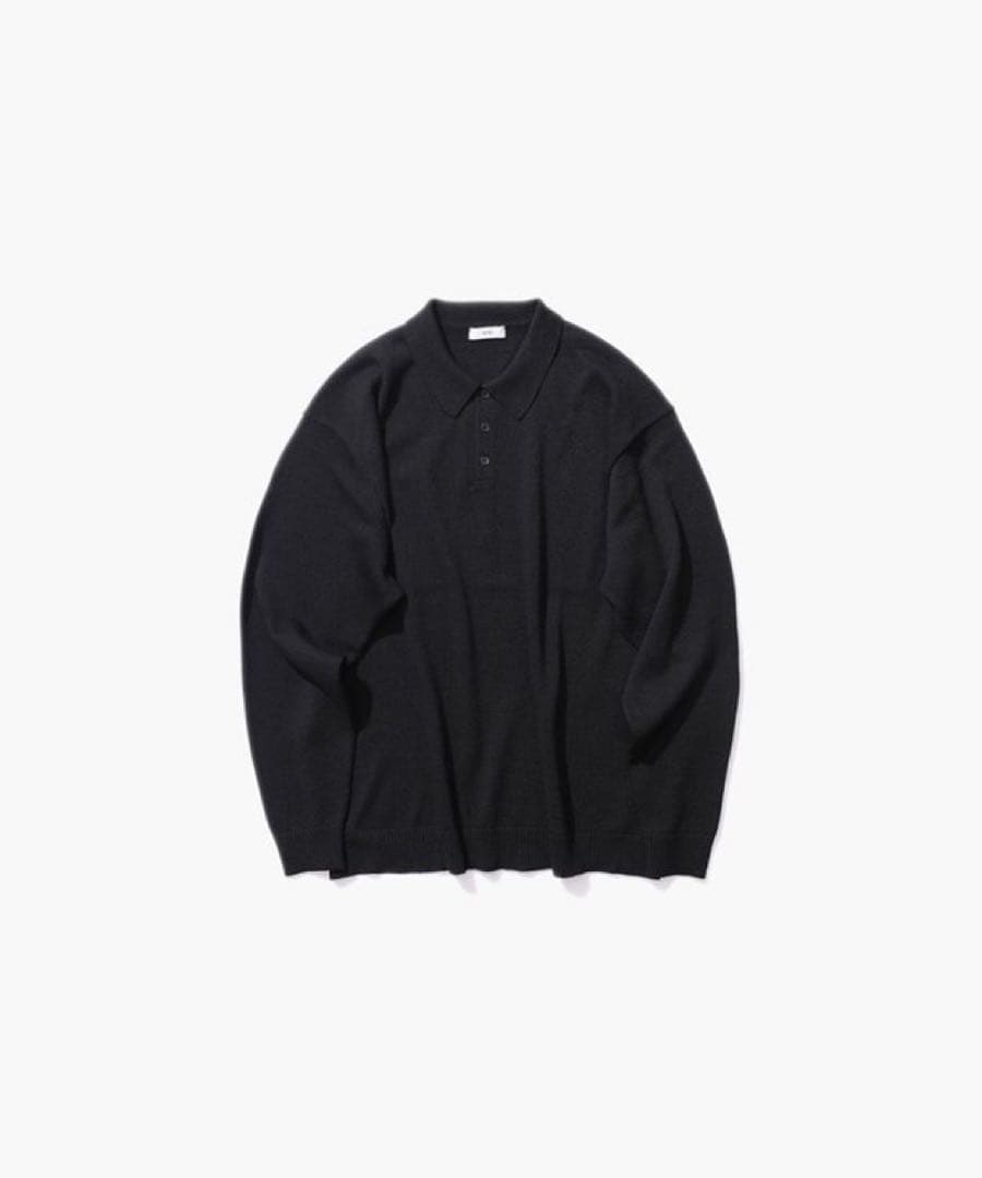 ATON WOOL WASHI ポロ セーター