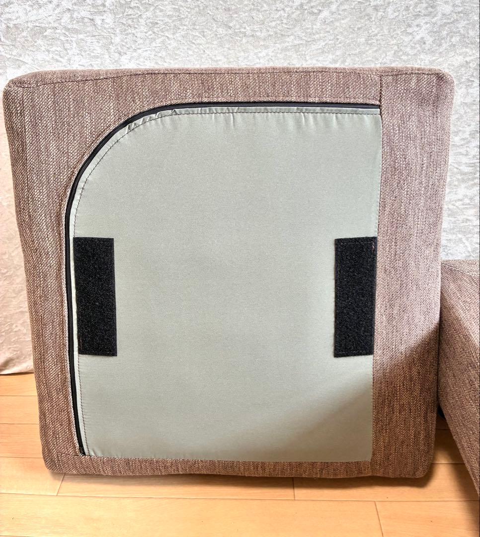 ニトリ オットマン グレー オットマンカバー付 送料込