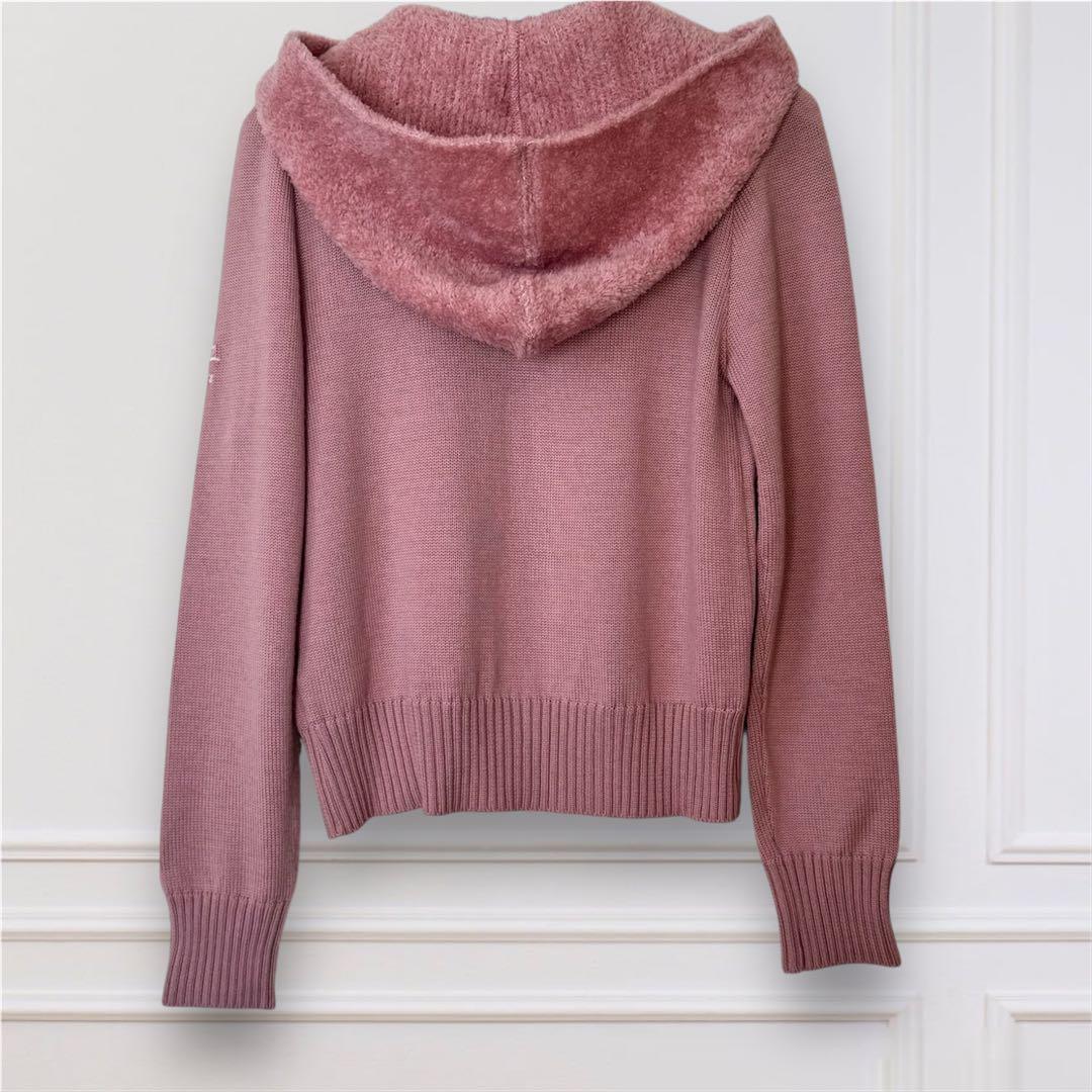 M'S GRACY ふわもこ♡フード付きニットパーカー 可愛いピンク* 38