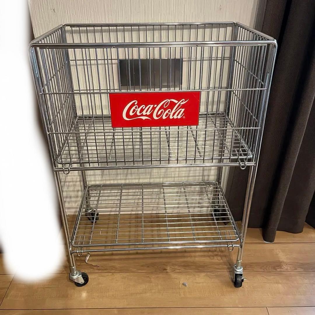 希少　コカコーラ　メタルラック　ワゴンラック