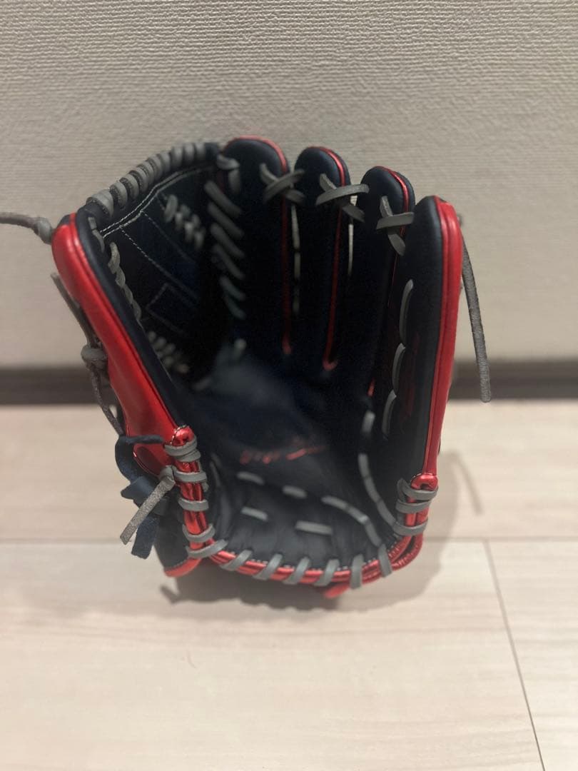 【最終値下げ】ローリングス 軟式グローブ 黒/赤