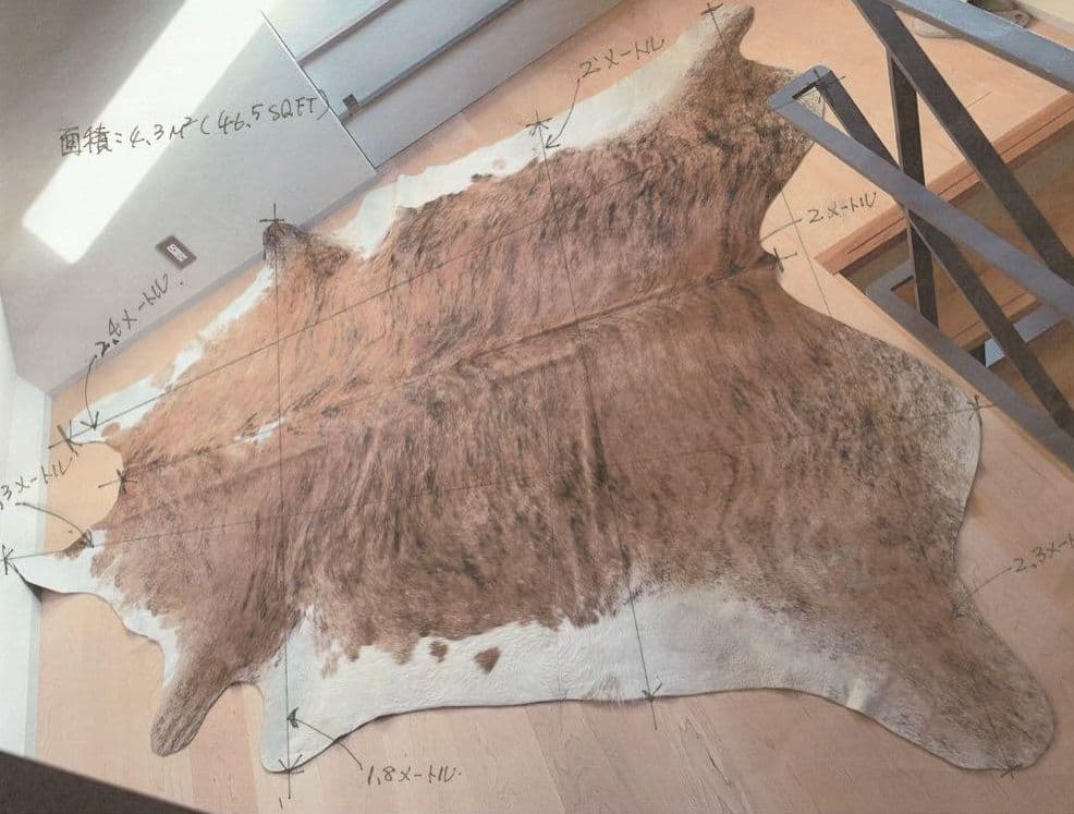 【KARE】特大★カウハイドラグ