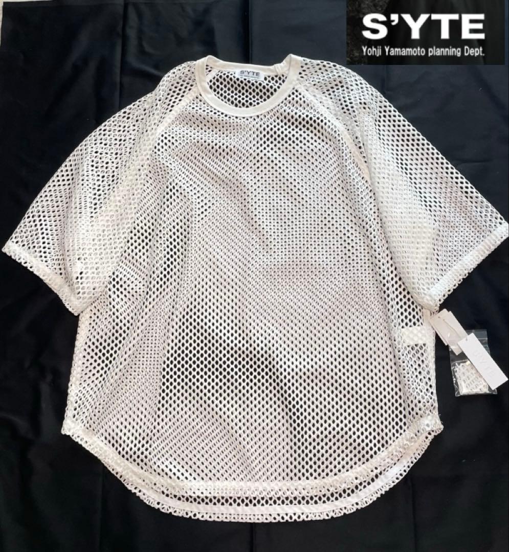 新品タグ付 S'YTE ハニカムメッシュラグランスリーブプルオーバー