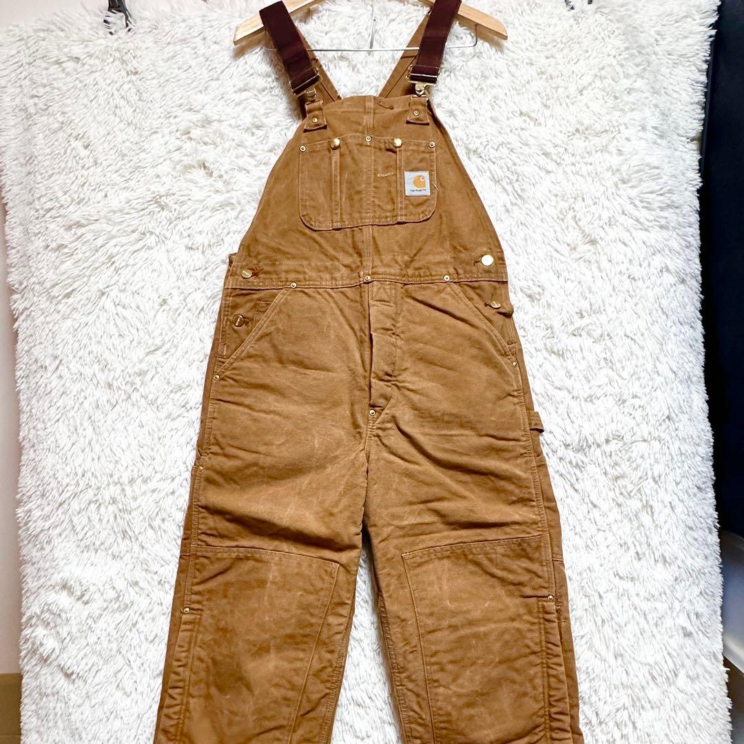 Carhartt カーハート R02 ダック ダブルニー ビブオーバーオール ②