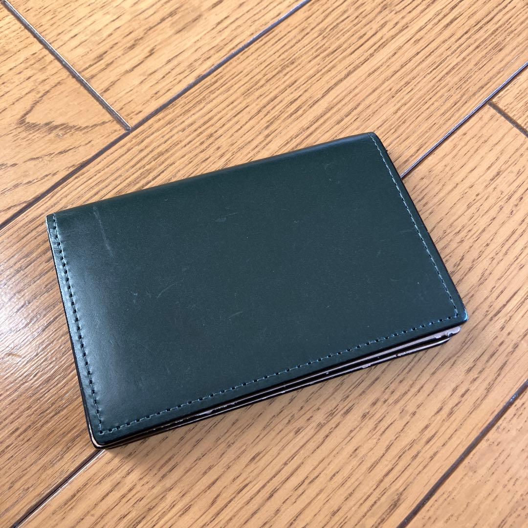 【新品未使用】COCOMEISTER ココマイスター 名刺入れ モスグリーン