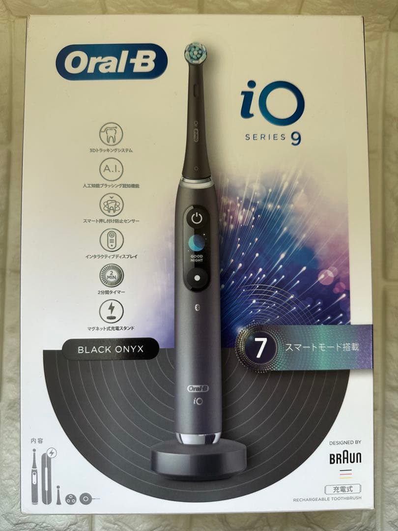 Oral−B 電動歯ブラシ iO9 IOM92B22ACBK-W