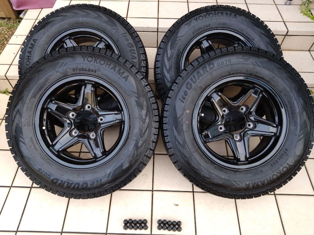 【送料無料】ジムニーシエラ　2024年製　スタッドレス　 アイスガードG075