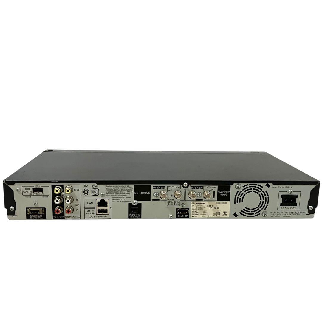 シャープ 2番組同時録画 ブルーレイレコーダー AQUOS BD-W520