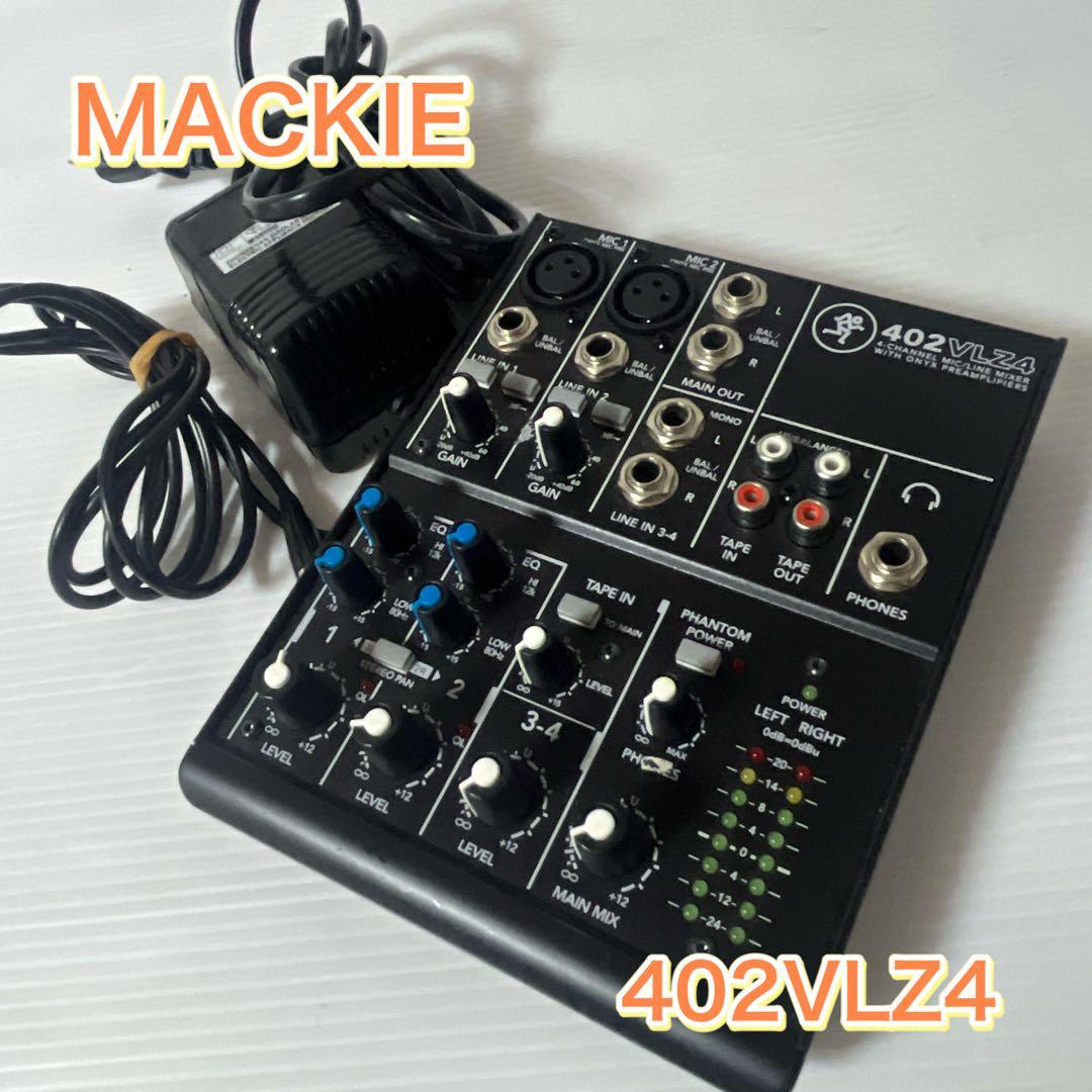 Mackie 402VLZ4 4チャンネル コンパクトミキサー