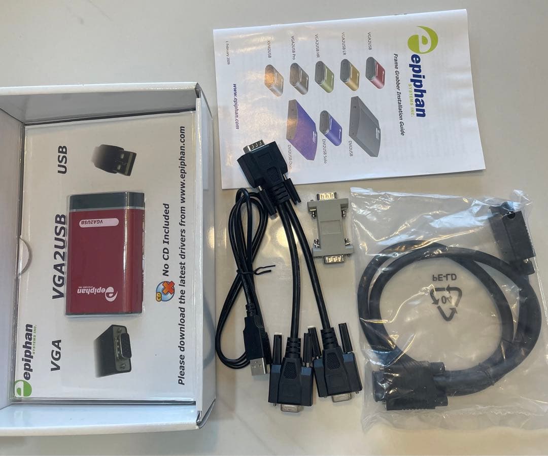 お値下げ ビデオキャプチャユニット Epiphan vga2usb