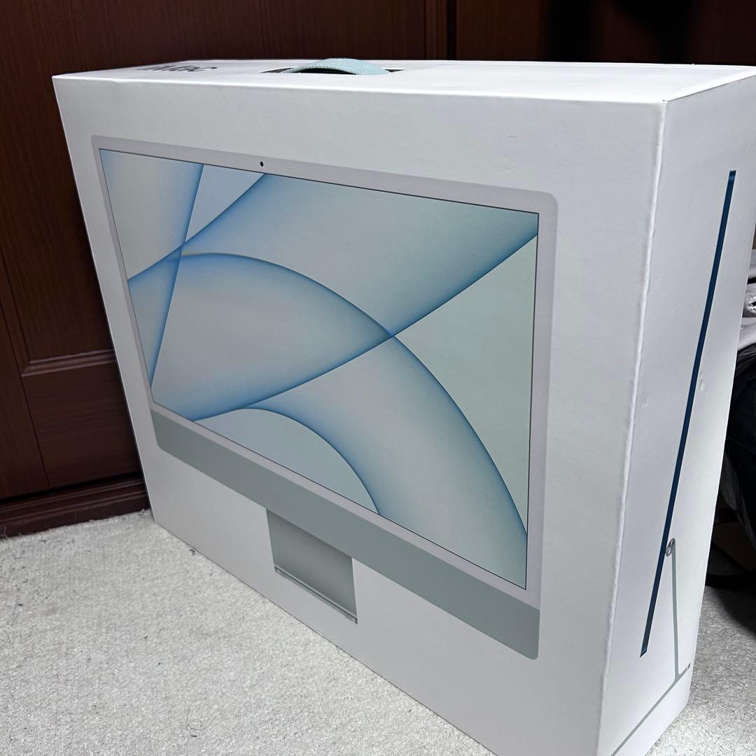 iMac 24インチ M1 2021年 8GB/256GB グリーン 4ポート
