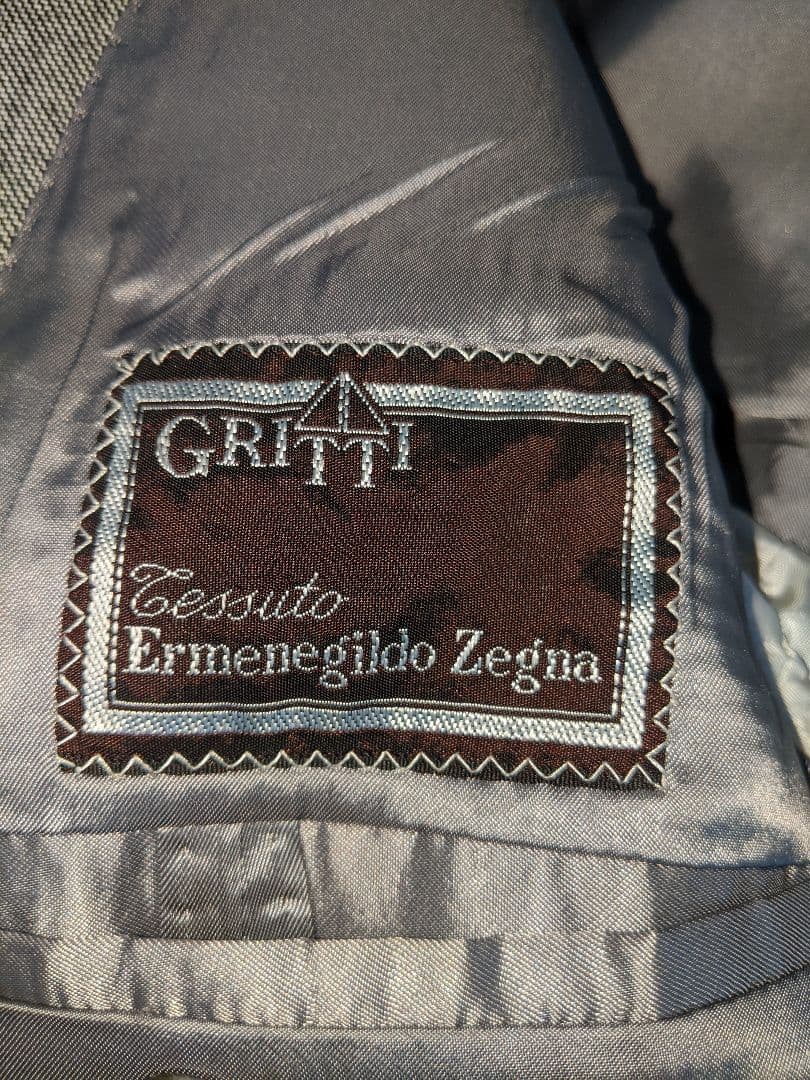 Ermenegildo Zegna GRITTI ジャケット 46 M グレー