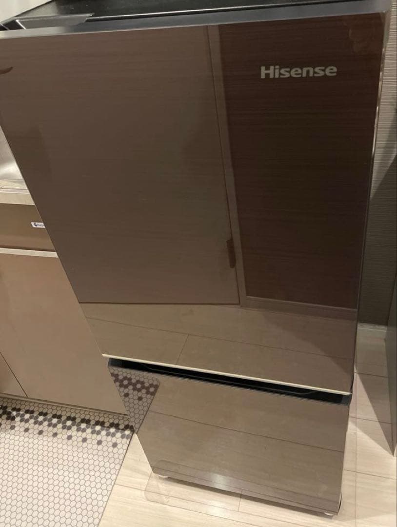 バウアーページですHisense 冷凍冷蔵庫 HR-G13C-BR