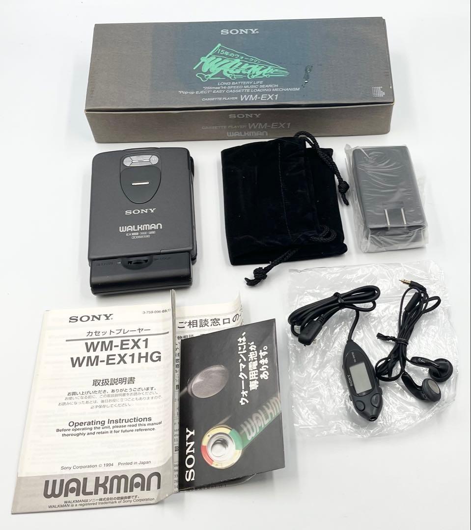 ジャンク　外観極美品　SONY WM-EX1 walkman カセットプレーヤー