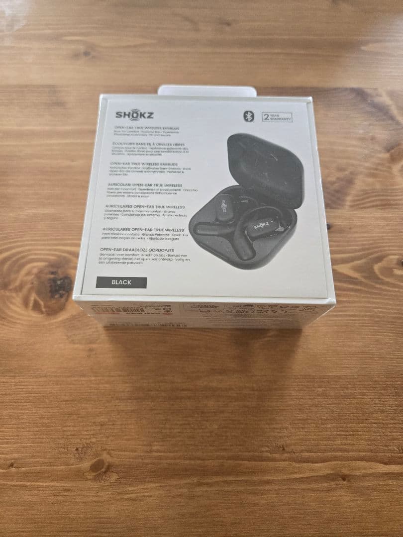 SHOKZ OPENFIT ブラック ワイヤレスイヤホン