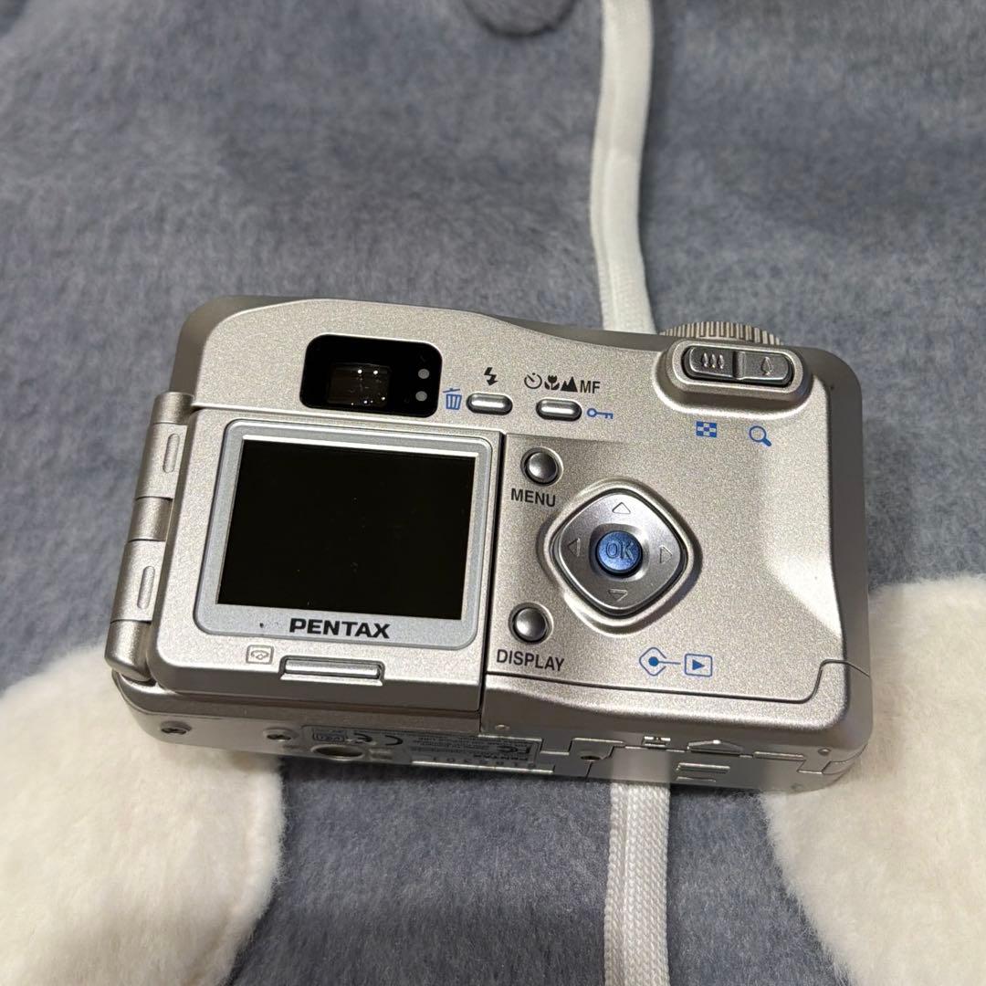 【動作品】PENTAX Optio 330GS デジカメ　単三電池　自撮り