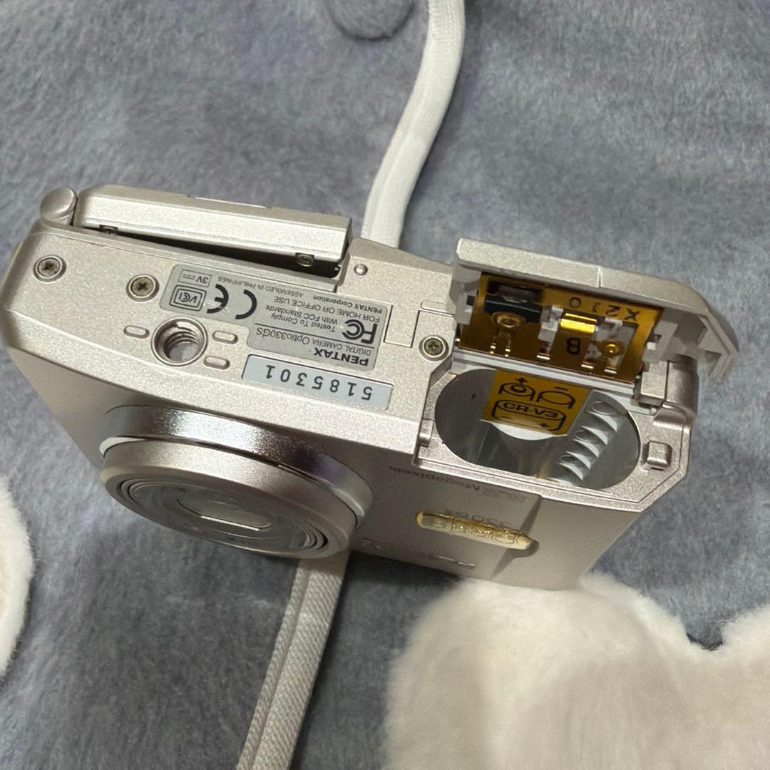 【動作品】PENTAX Optio 330GS デジカメ　単三電池　自撮り
