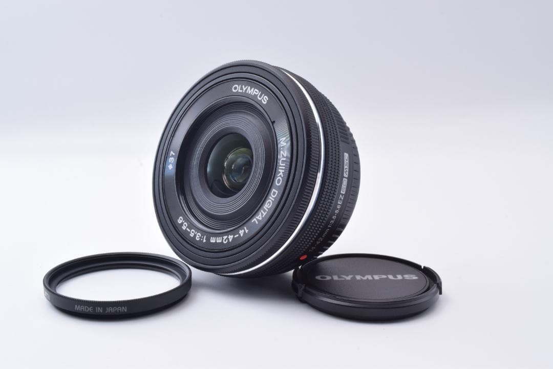 #36b オリンパス 電動パンケーキ ズームレンズ 14-42mm EZ