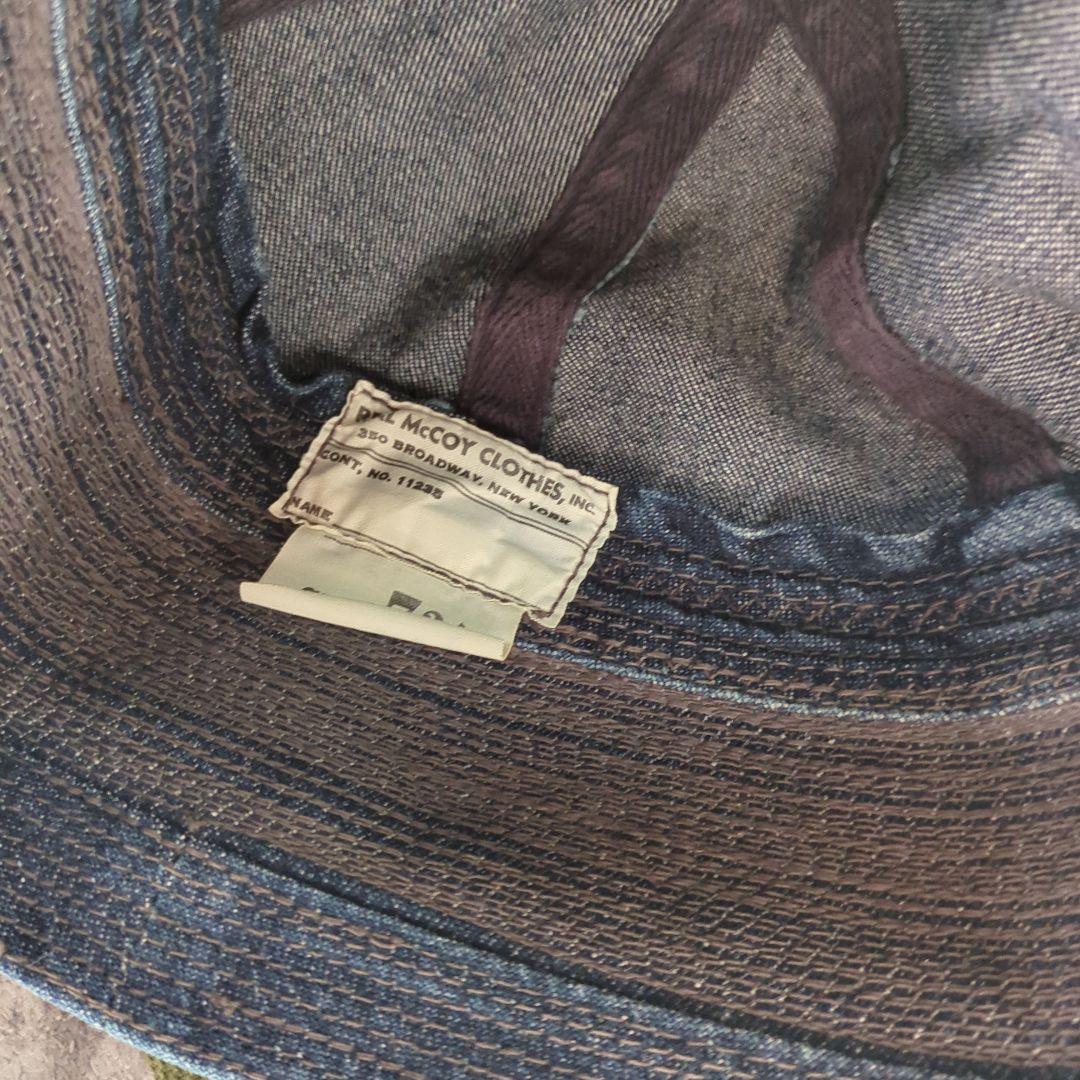 リアルマッコイ　REAL McCoy デニムセーラーハット