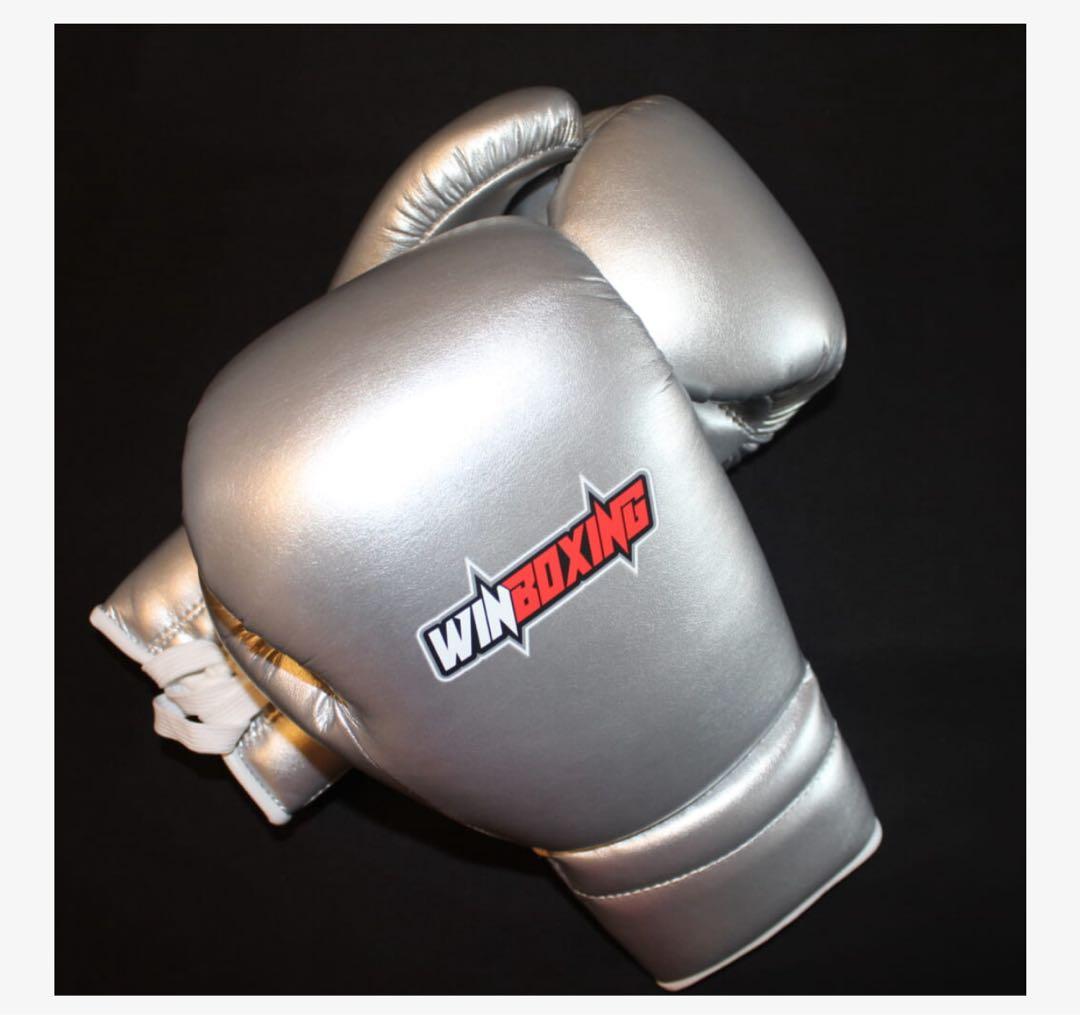m*o様 WINBOXING ボクシンググローブ 12 oz シルバー