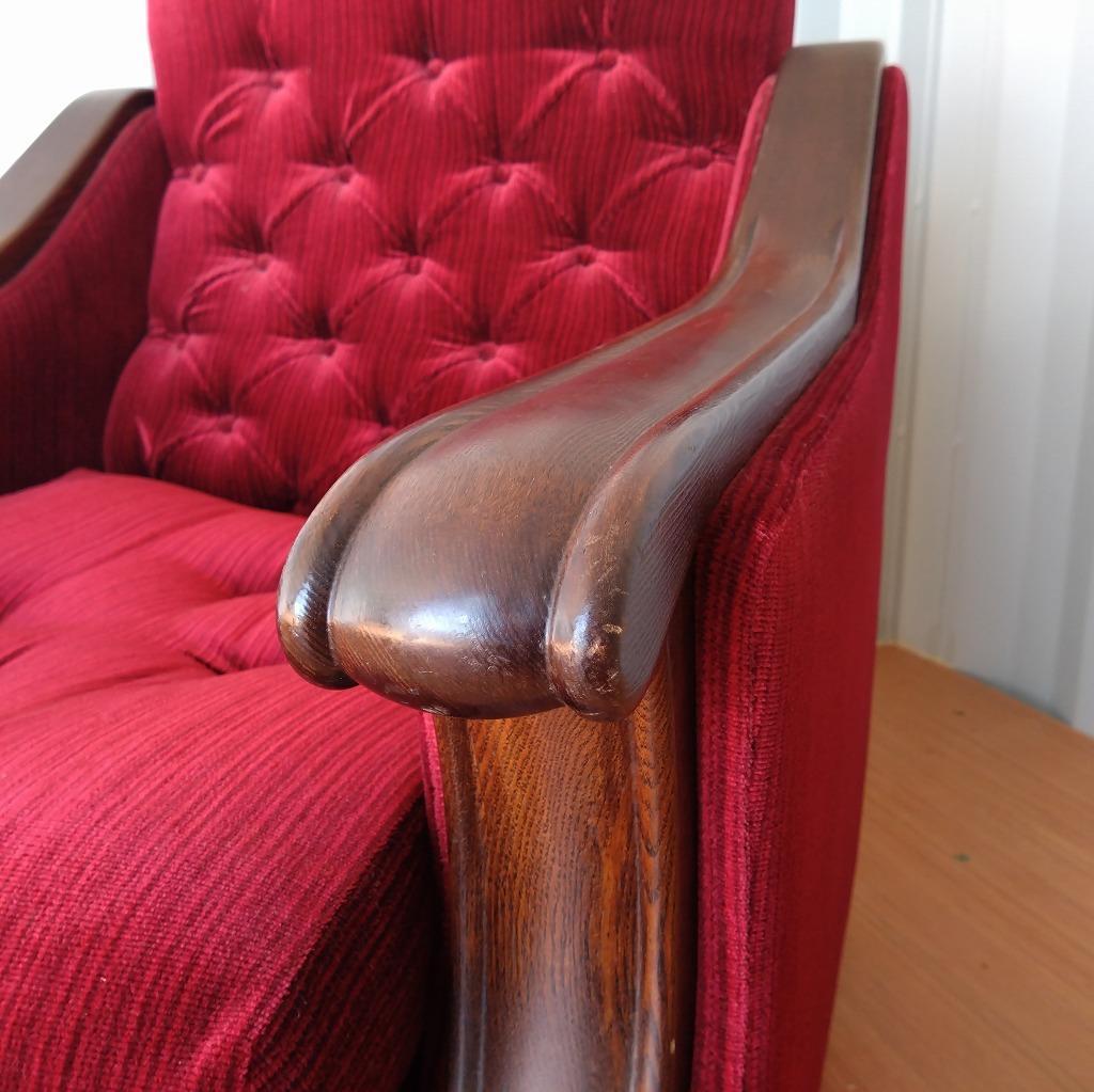 レトロソファ　一人掛け　肘掛　A