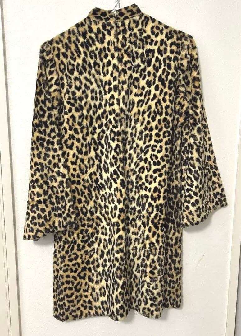 60'svintageレオパードワンピース 50’sロカビリー　モッズ　豹柄