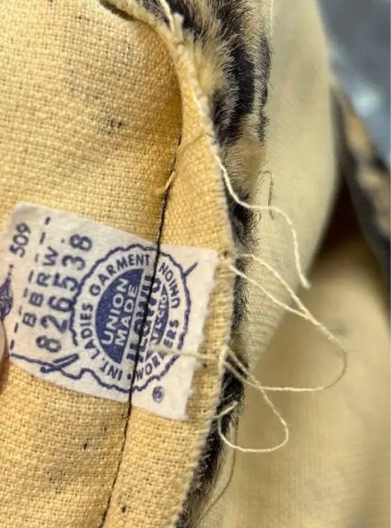 60'svintageレオパードワンピース 50’sロカビリー　モッズ　豹柄