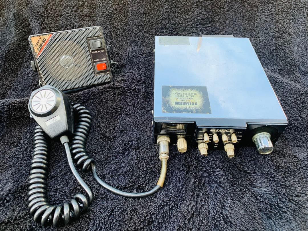 NASA 72GX CB無線 ナサ NASA 無線機 メッキ オマケ付 Used