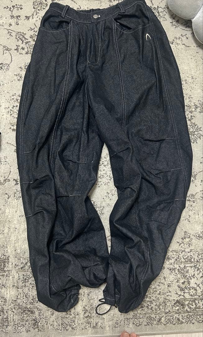 パンツ AAKAM Denim Pants BLACK