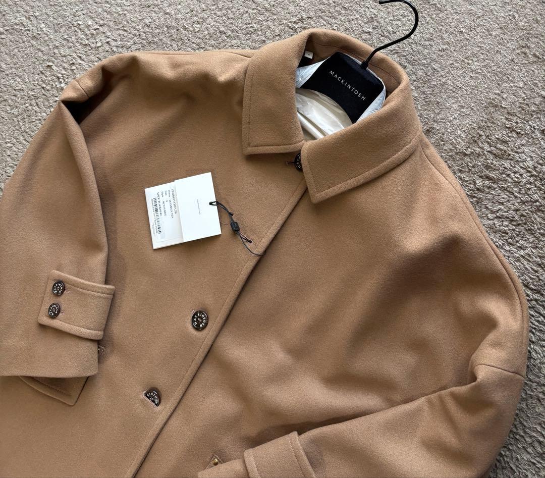 papi-co様マッキントッシュ ハンビー ミルクティー ウールコート サイズ8