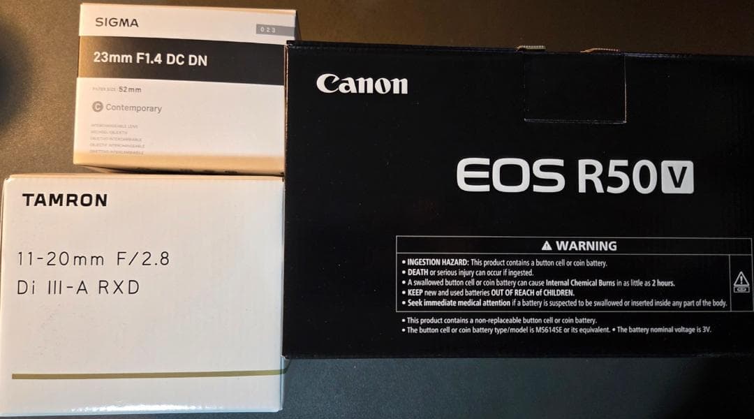CANON EOS R50V 社外レンズ2本セット