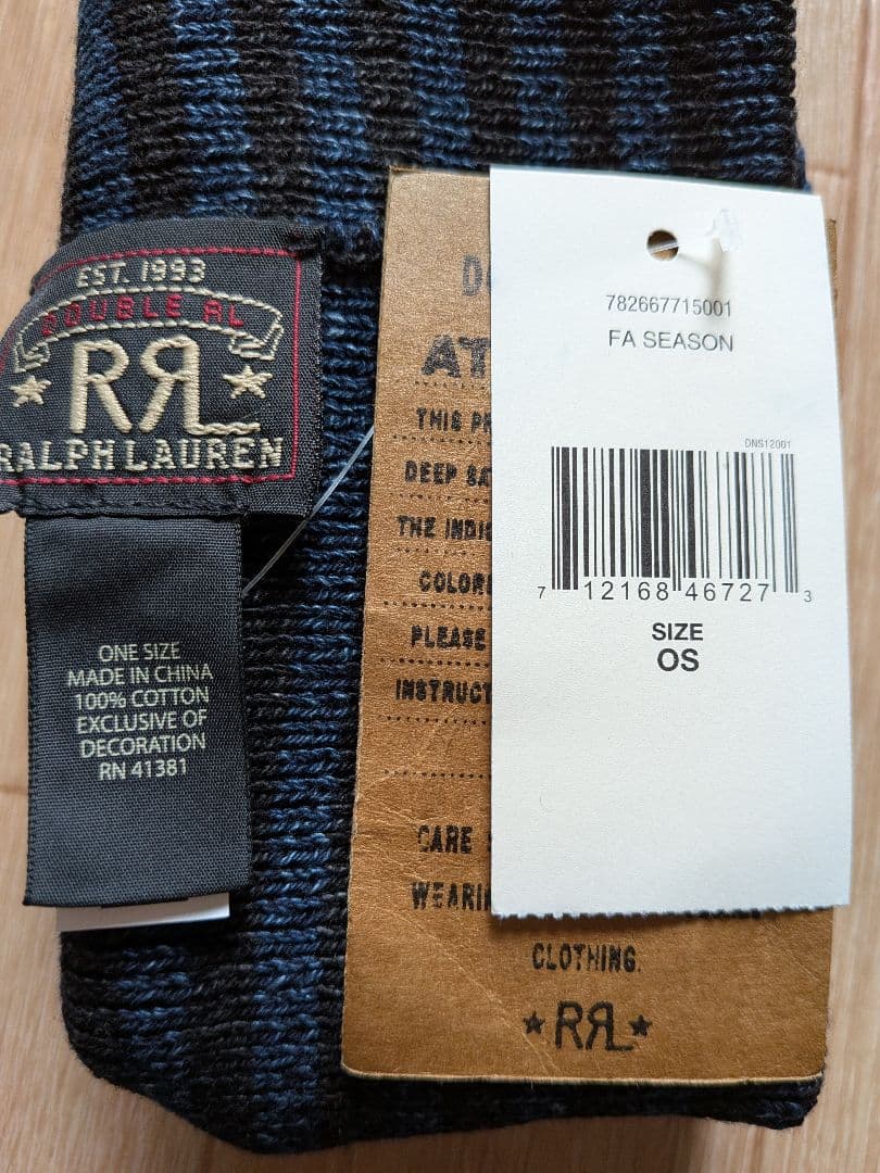 RRL インディゴニットキャップ 新品未使用