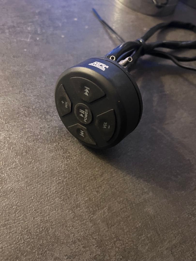 黒*島様 クリアキン　ロードサンダー　スピーカーポッド　by MTX クローム