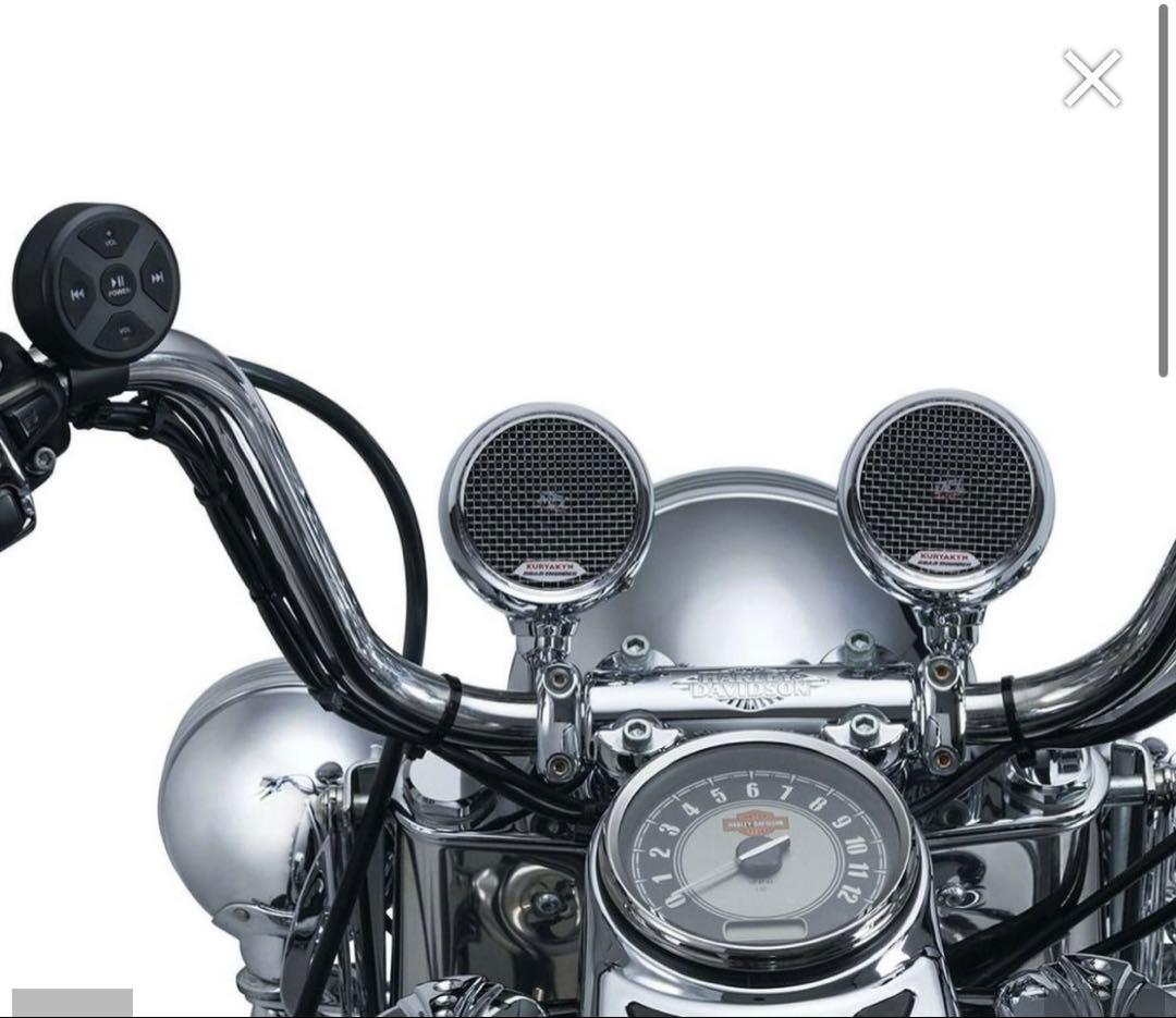 黒*島様 クリアキン　ロードサンダー　スピーカーポッド　by MTX クローム