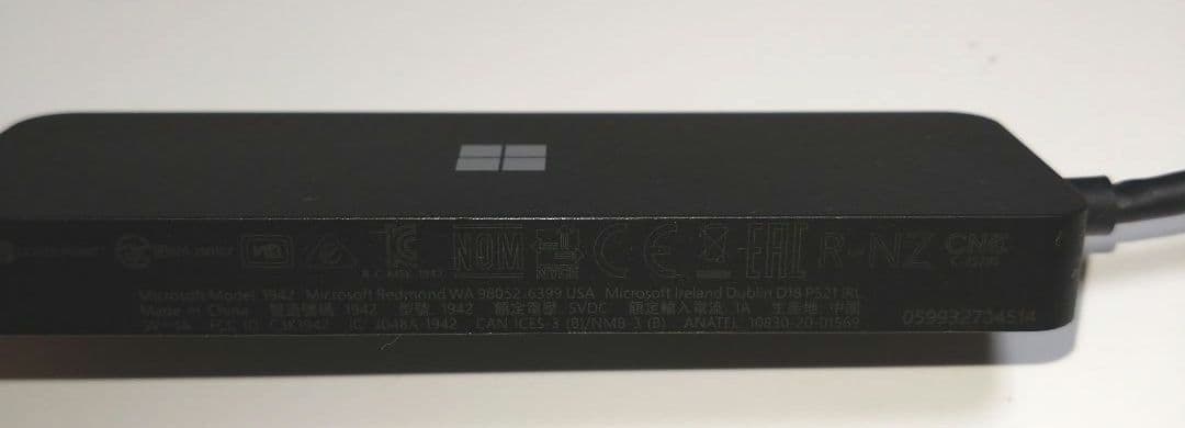 Microsoft 4K ワイヤレスディスプレイアダプター UTH-00036