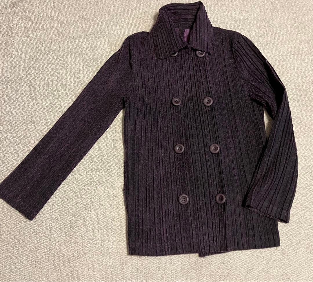 プリーツプリーツ　PLEATS PLEASE ジャケット　パープル