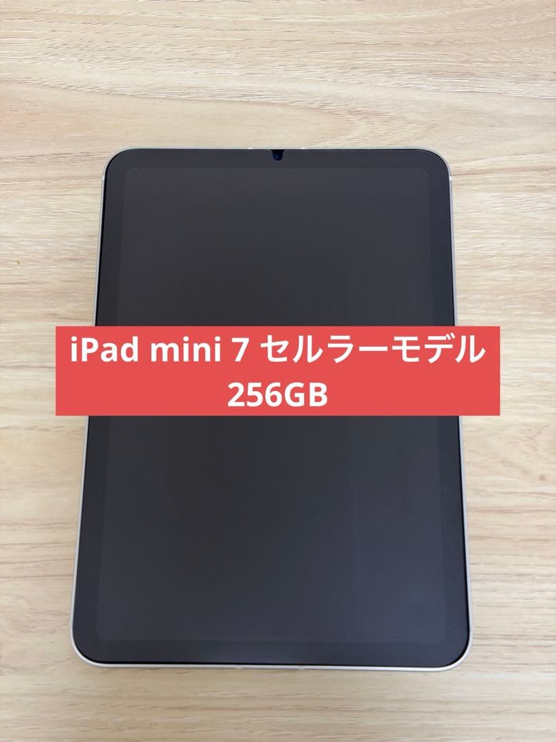【美品】iPad mini 7 256GB celluler + folio