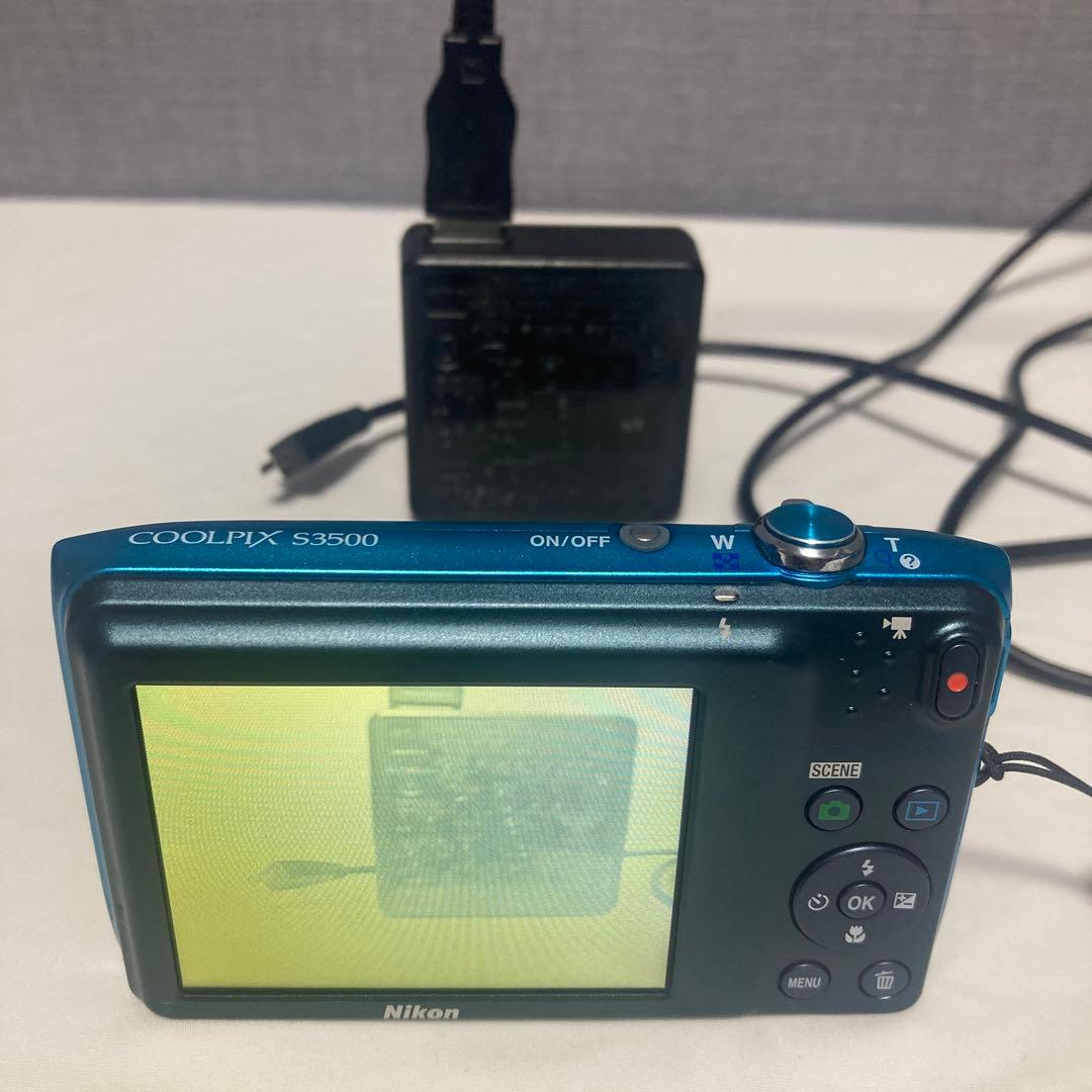 動作品 ニコン クールピックス S3500 Nikon COOLPIX 充電器付