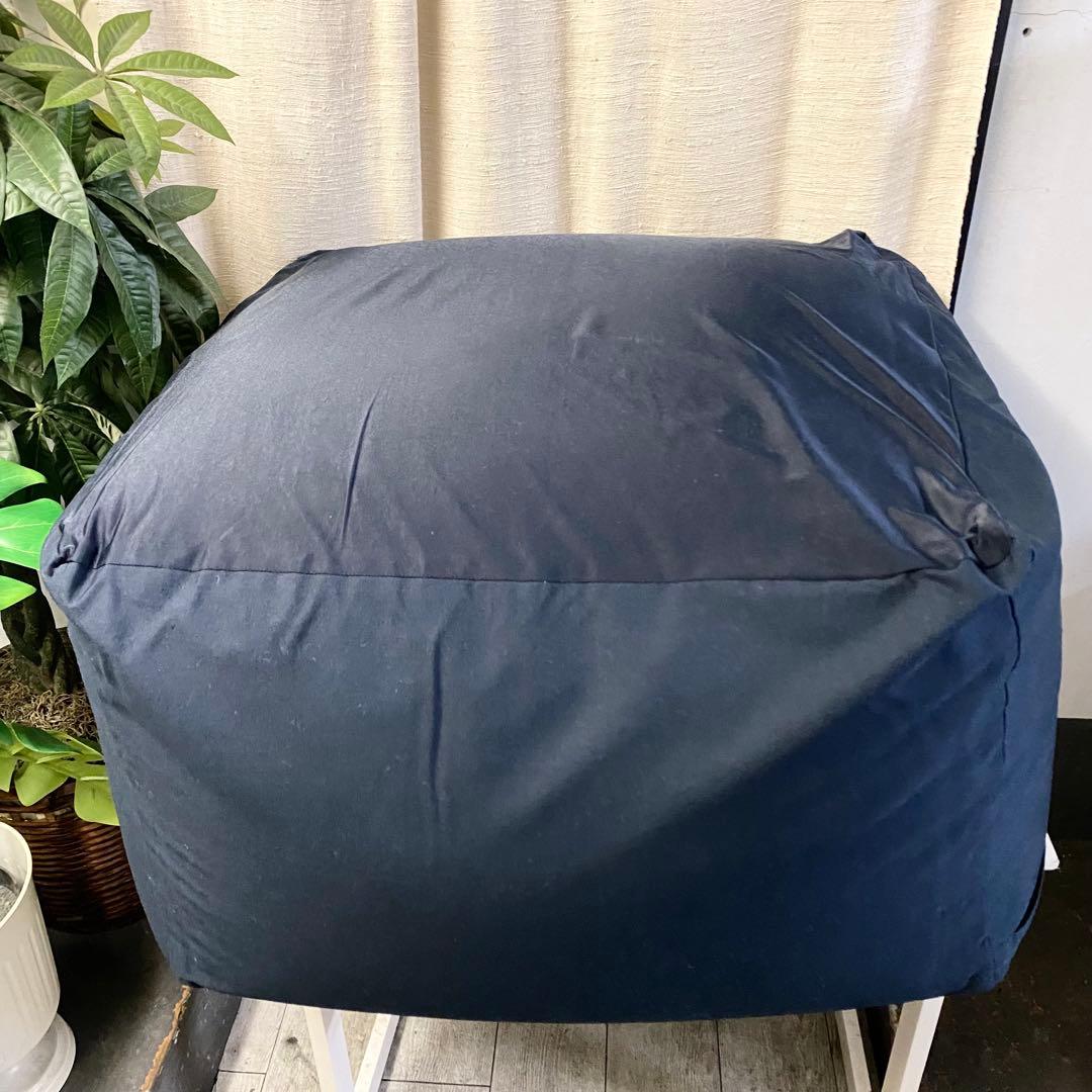 ほぼ未使用！ 人気の無印良品♪体にフィットするソファセット(大)ネイビー