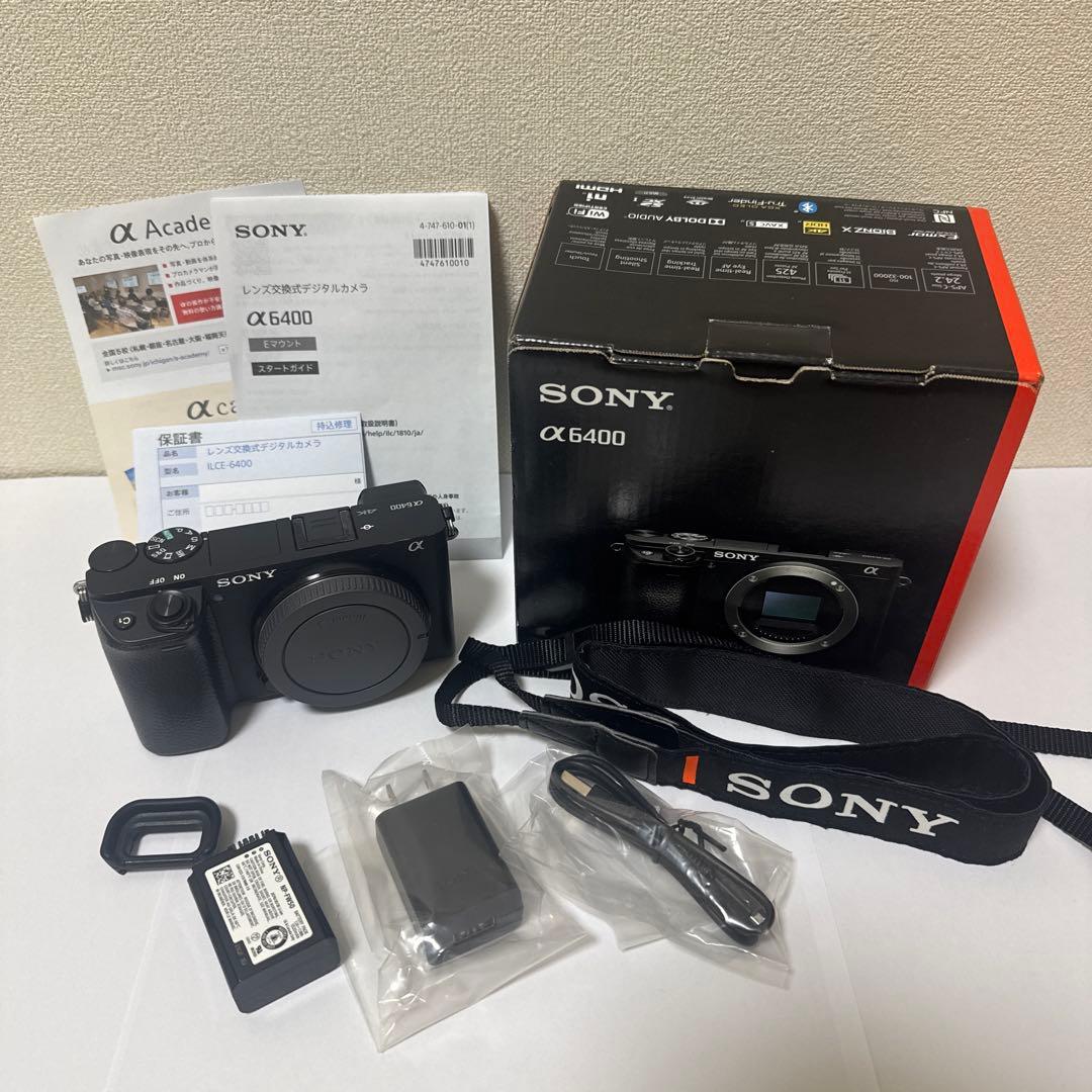 Sony ミラーレス一眼カメラ a6400 本体