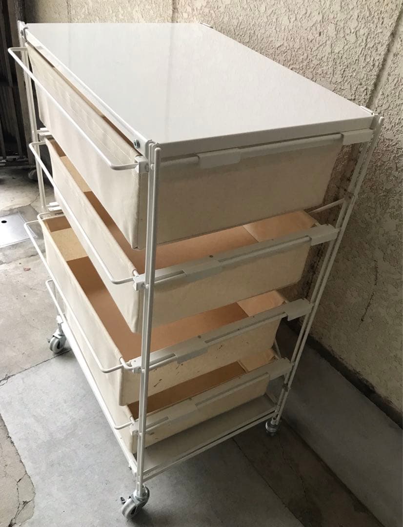 無印良品　 スチール　収納　引き出し　MUJI 帆布 ユニットシェルフ